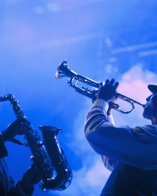 Live concert by Bela Fleck, Edmar Castaneda, & Antonio Sanchez Trio