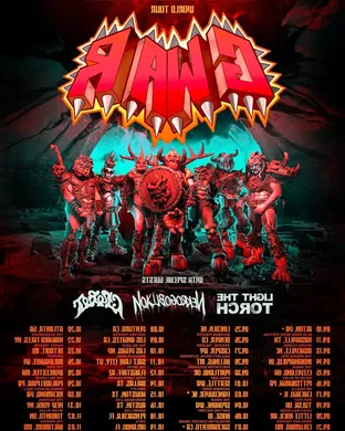 GWAR, Soulfly & King Parrot